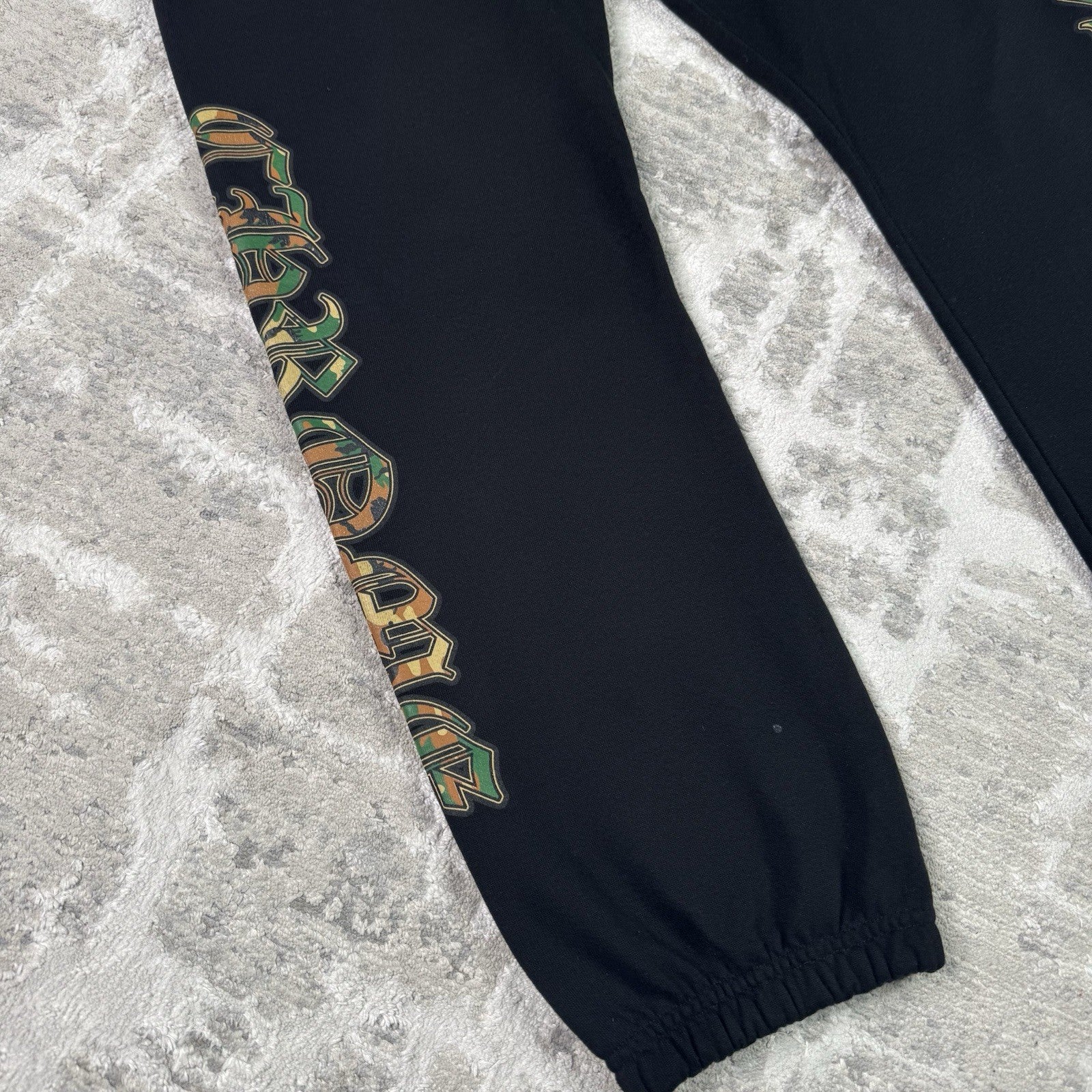 Chrome Hearts Cemetery Triple Cross Camo Sweatpants 
