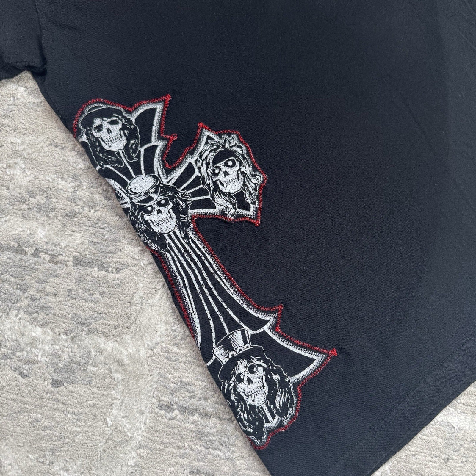 Chrome Hearts Guns N Roses Short Sleeve Tee Shirt 