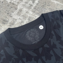 Chrome Hearts Cemetery Cross Monogram Print Long Sleeve Tee Shirt 