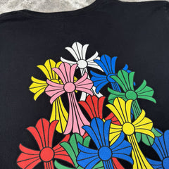 Chrome Hearts Cemetery Multi-color Cross Long Sleeve Shirt 