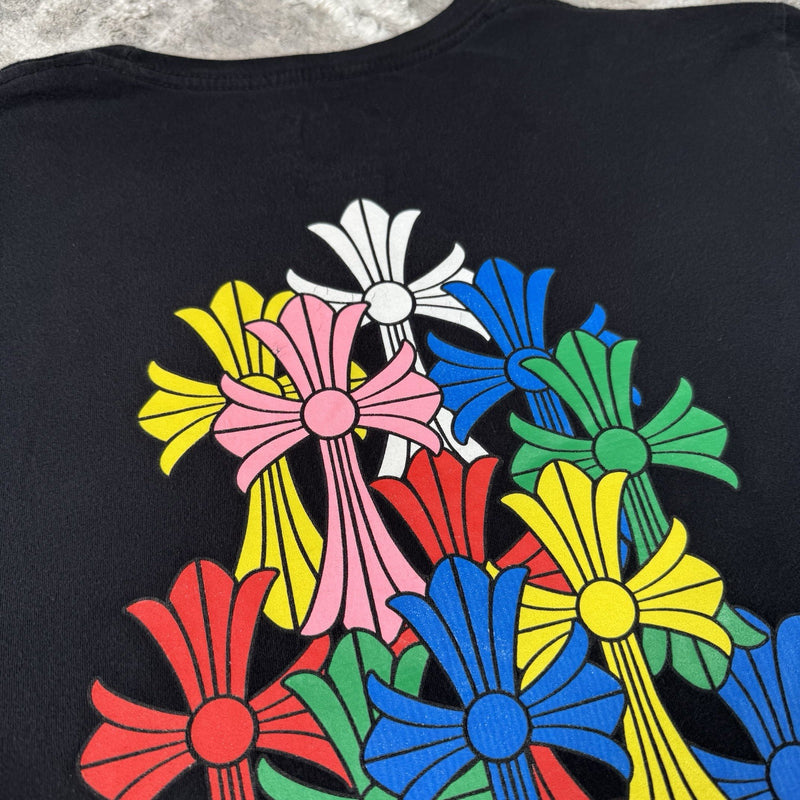 Chrome Hearts Cemetery Multi-color Cross Long Sleeve Shirt 