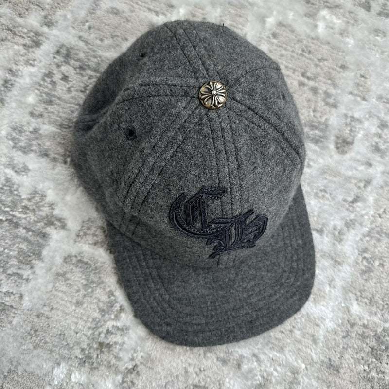 Chrome Hearts Wool Leather Strap Hat ‘grey’ 