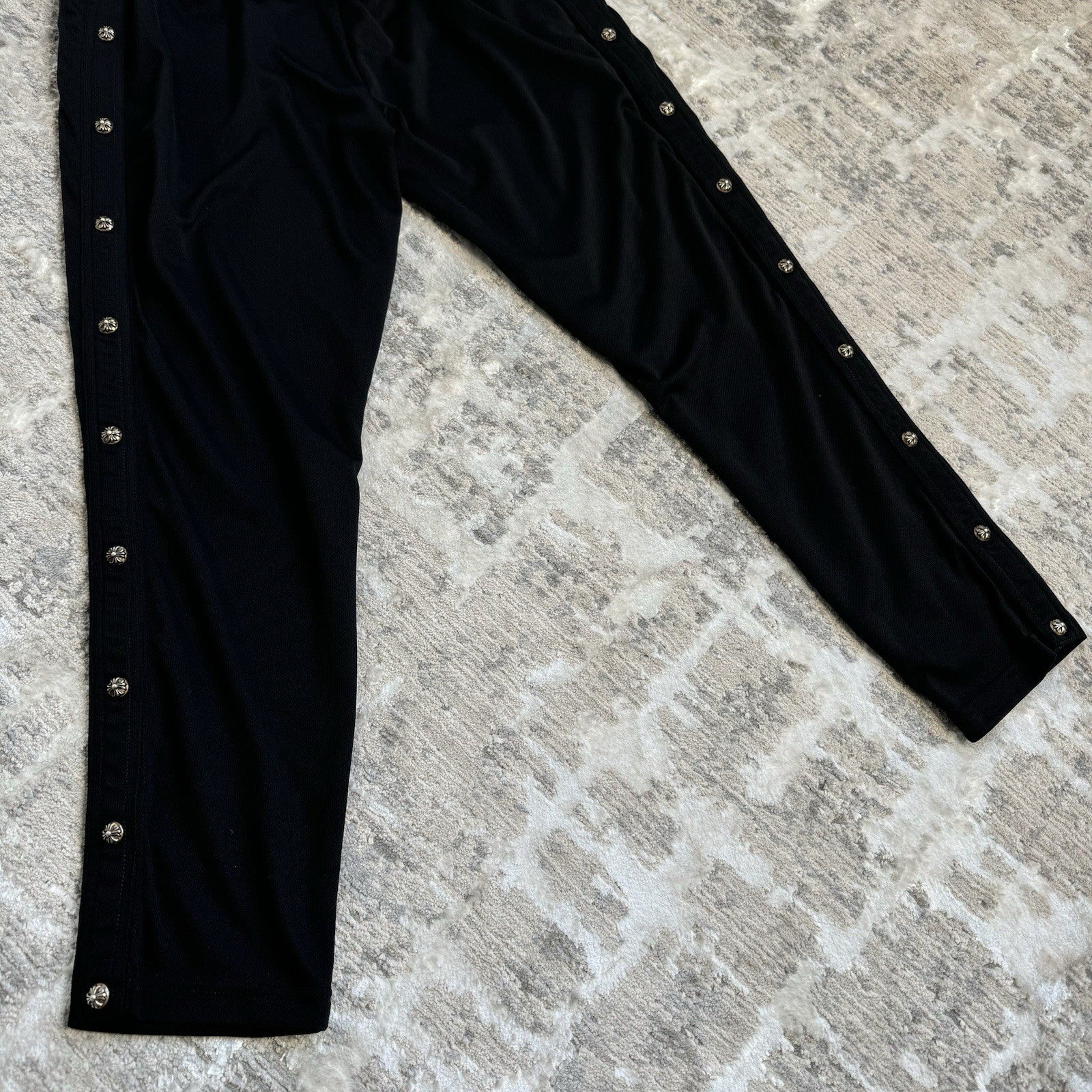 Chrome Hearts Snap Closure Mesh Track Pant 