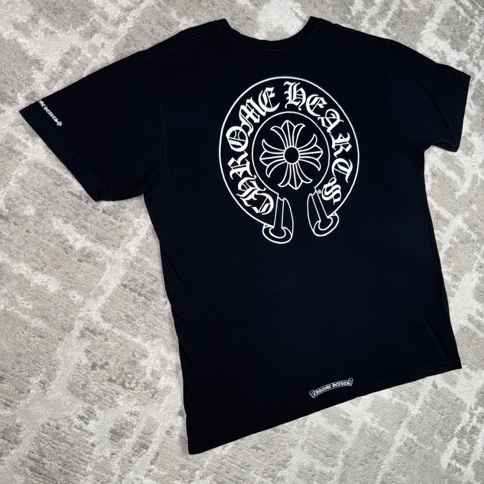 Chrome Hearts Horseshoe Short Sleeve Tee Shirt 