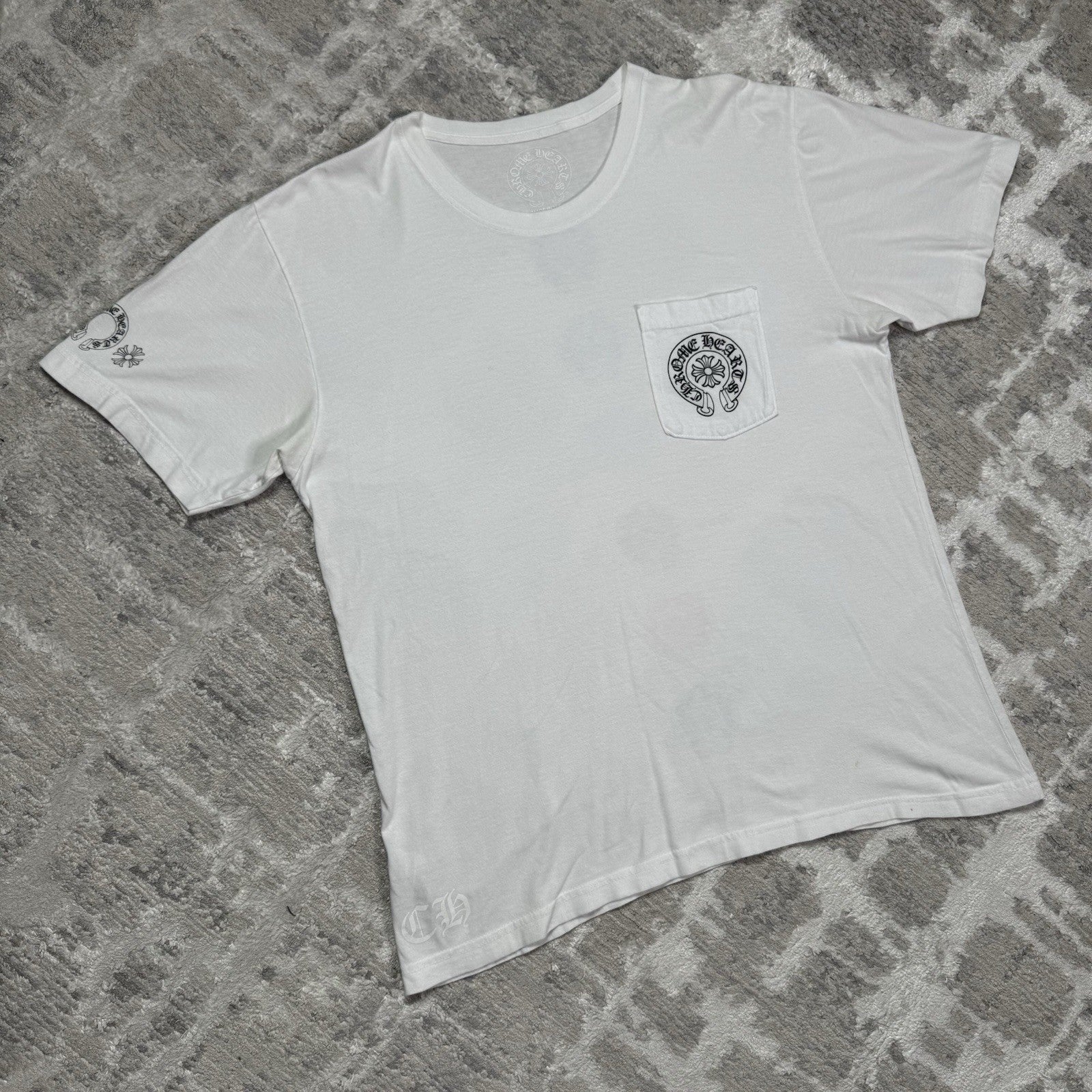 Chrome Hearts Horseshoe Multi-color Short Sleeve Tee Shirt 