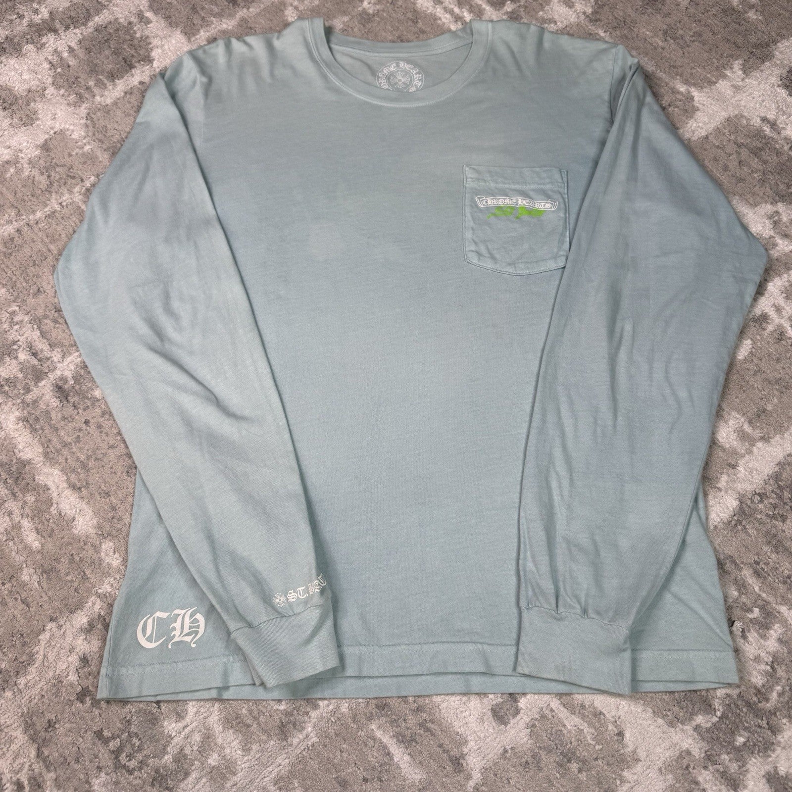 Chrome Hearts St Barths Dyed Long Sleeve Tee Shirt 