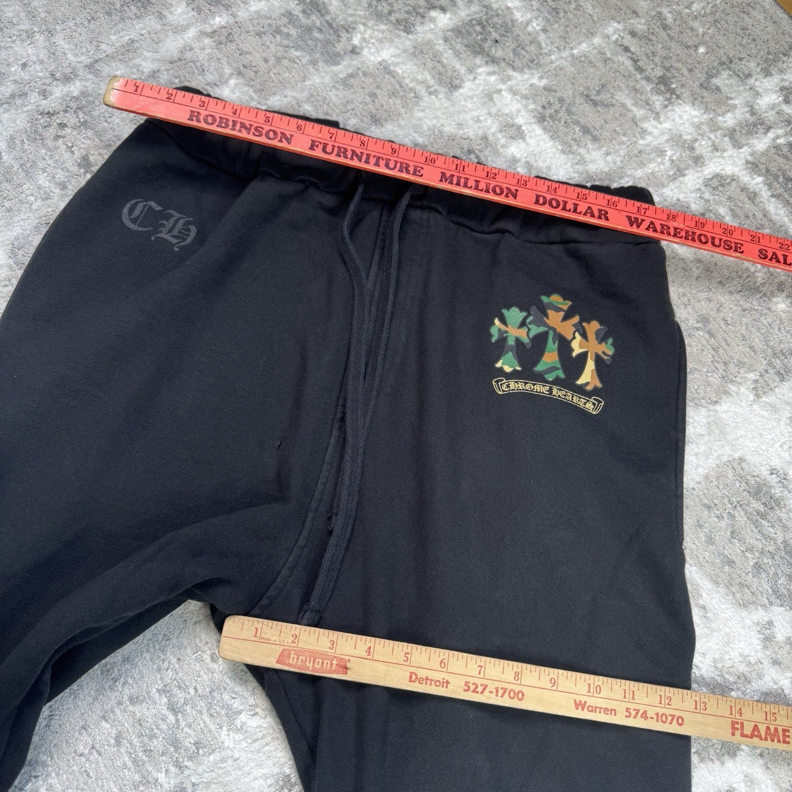 Chrome Hearts Camo Triple Cross Sweatpants 