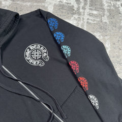Chrome Hearts Horseshoe Multi-color Zip Up Hoodie 