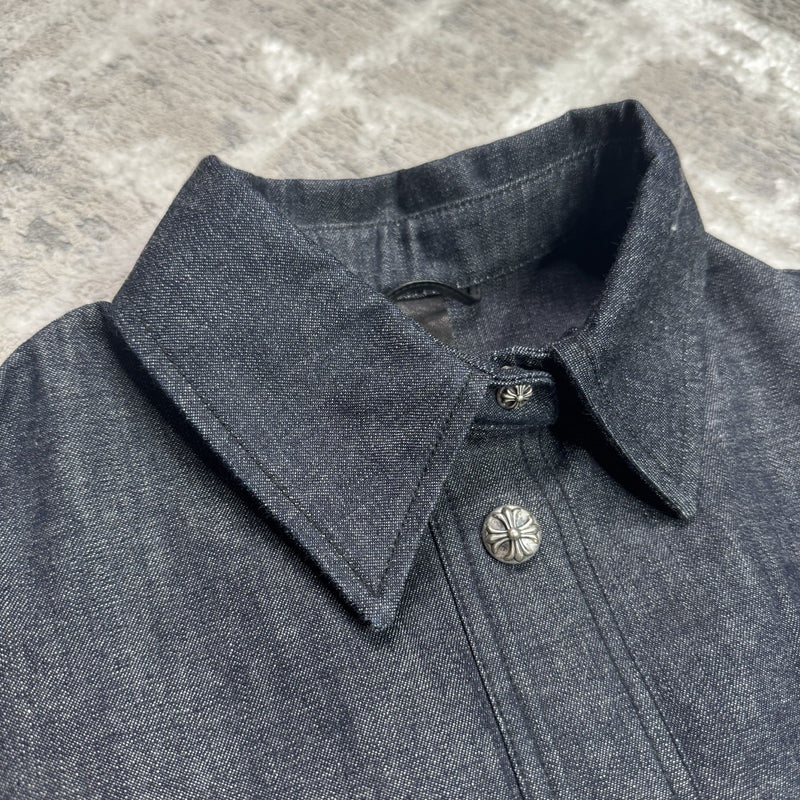 Chrome Hearts Button Up Long Sleeve Work Shirt 