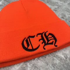 Chrome Hearts CH Embroidered Logo Beanie Hat