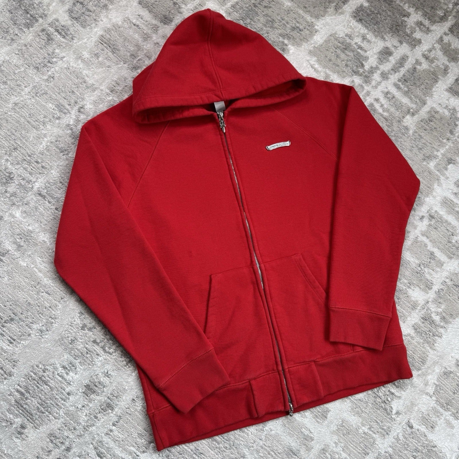 Chrome Hearts King Taco Triple Cross Embroidered Zip Up Hoodie 