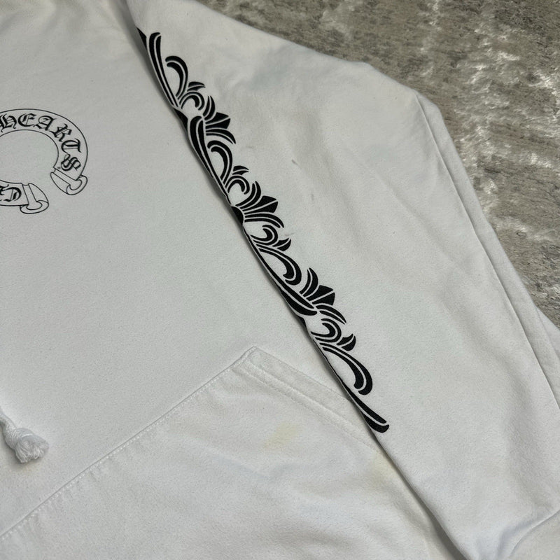 Chrome Hearts Floral Horseshoe Pullover Hoodie 