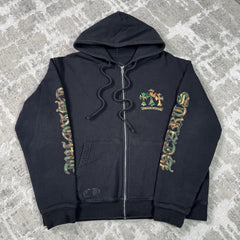 Chrome Hearts Camo Horseshoe Thermal Zip Up Hoodie