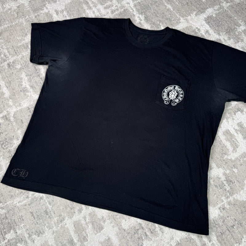 Chrome Hearts USA Dagger Flag Short Sleeve Tee Shirt 
