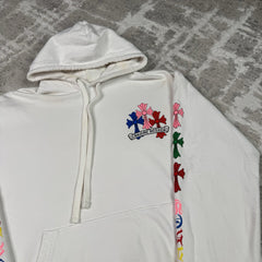 Chrome hearts Cemetery Multi-color Cross Pullover Hoodie 