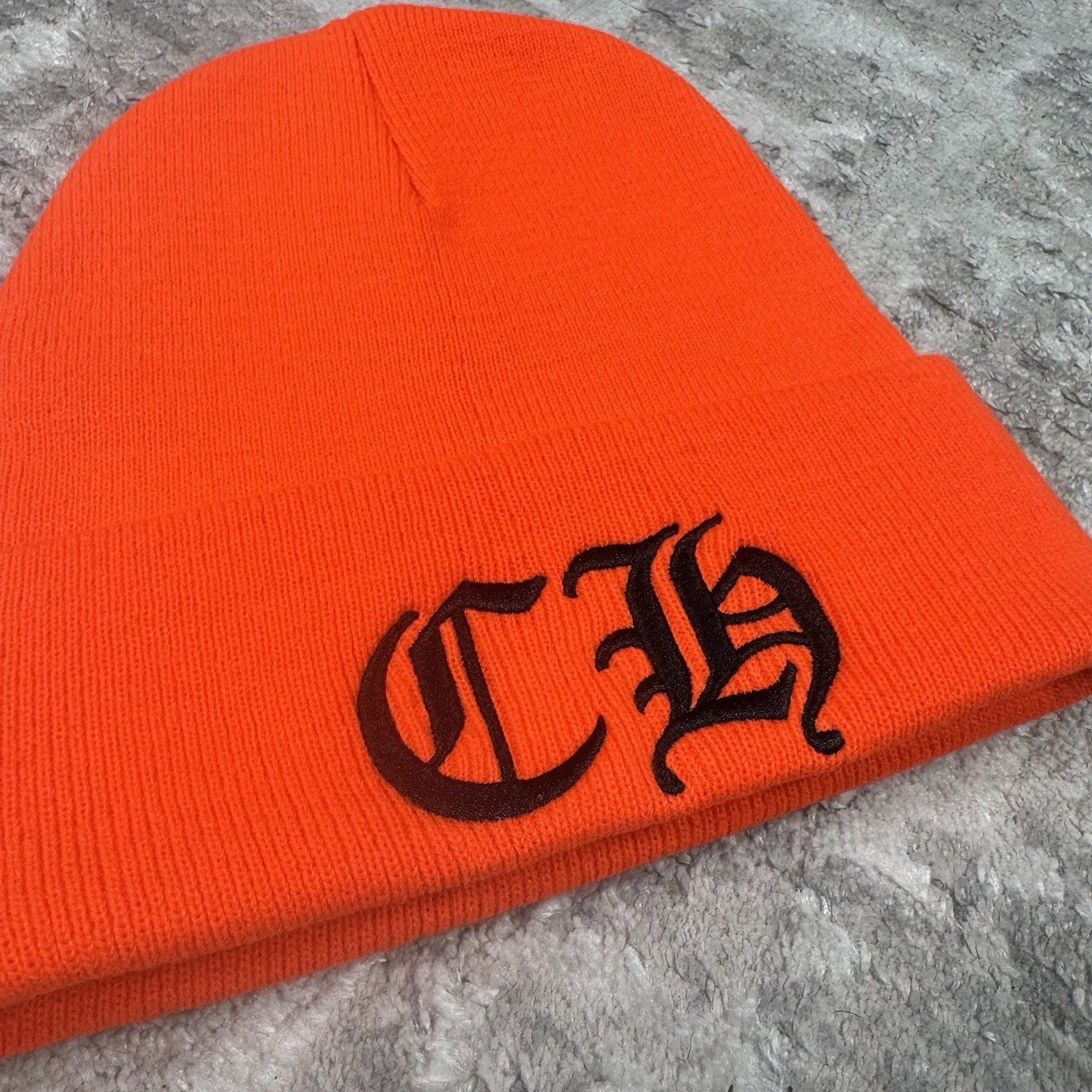 Chrome Hearts CH Embroidered Logo Beanie Hat