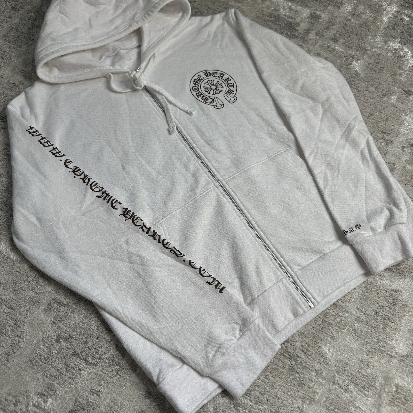 Chrome Hearts Online Exclusive Zip Up Hoodie 