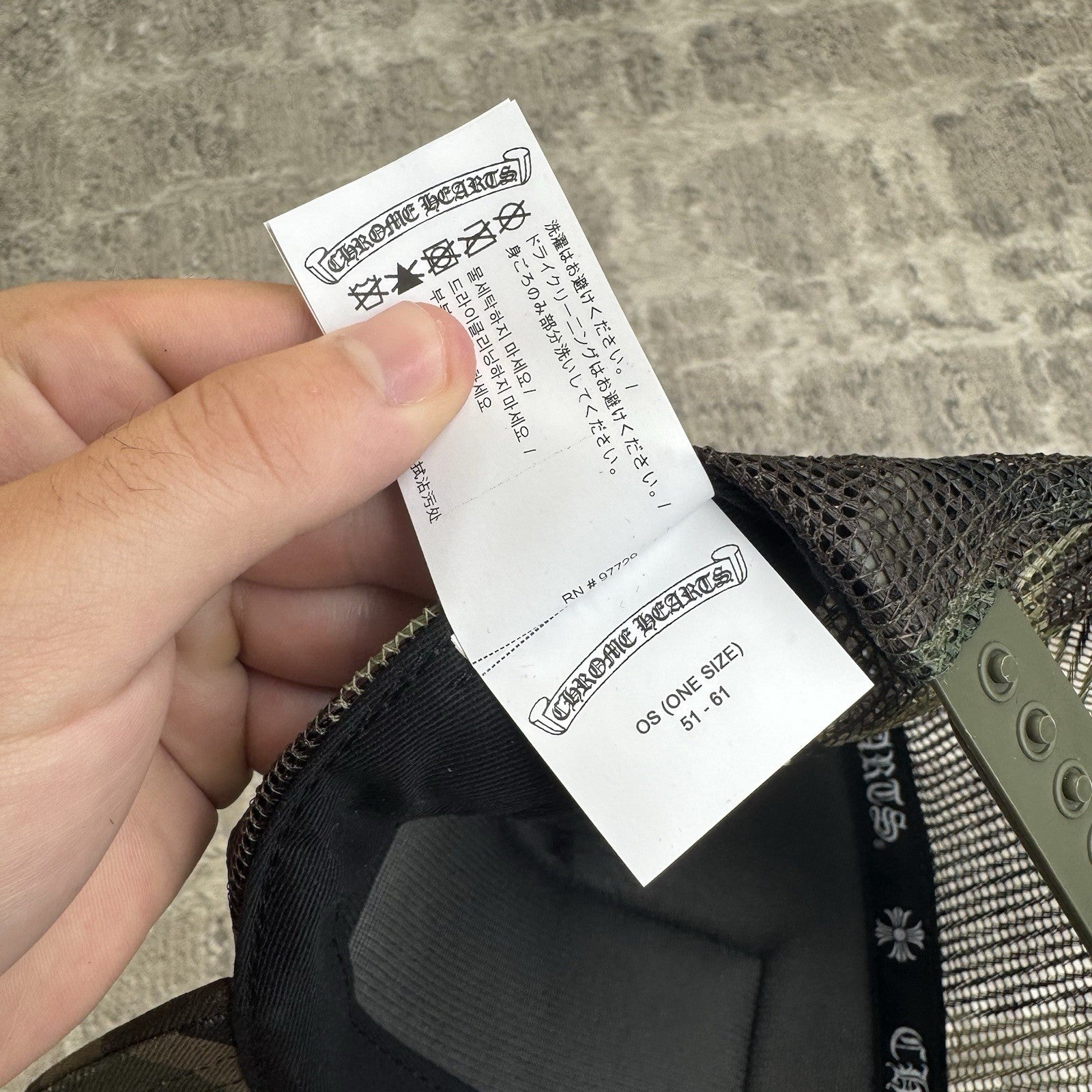 Chrome Hearts Hollywood CH Trucker Hat 