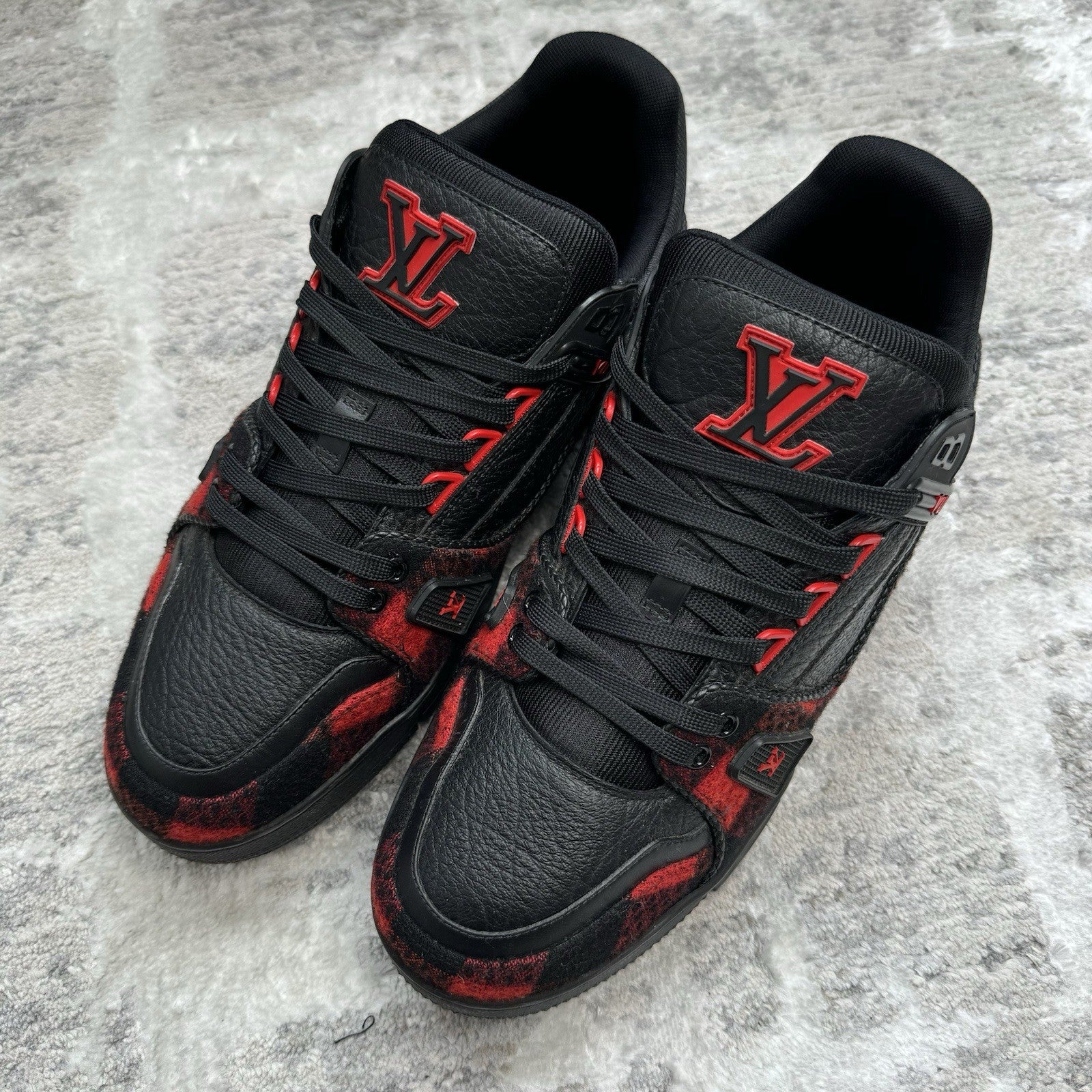 Louis Vuitton Trainer Low ‘red Plaid’ 