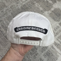 Chrome Hearts Horseshoe Logo Waxed Denim Hat 