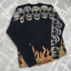 Satoshi Nakamoto Lost Boys Skull Thermal Long Sleeve Shirt 