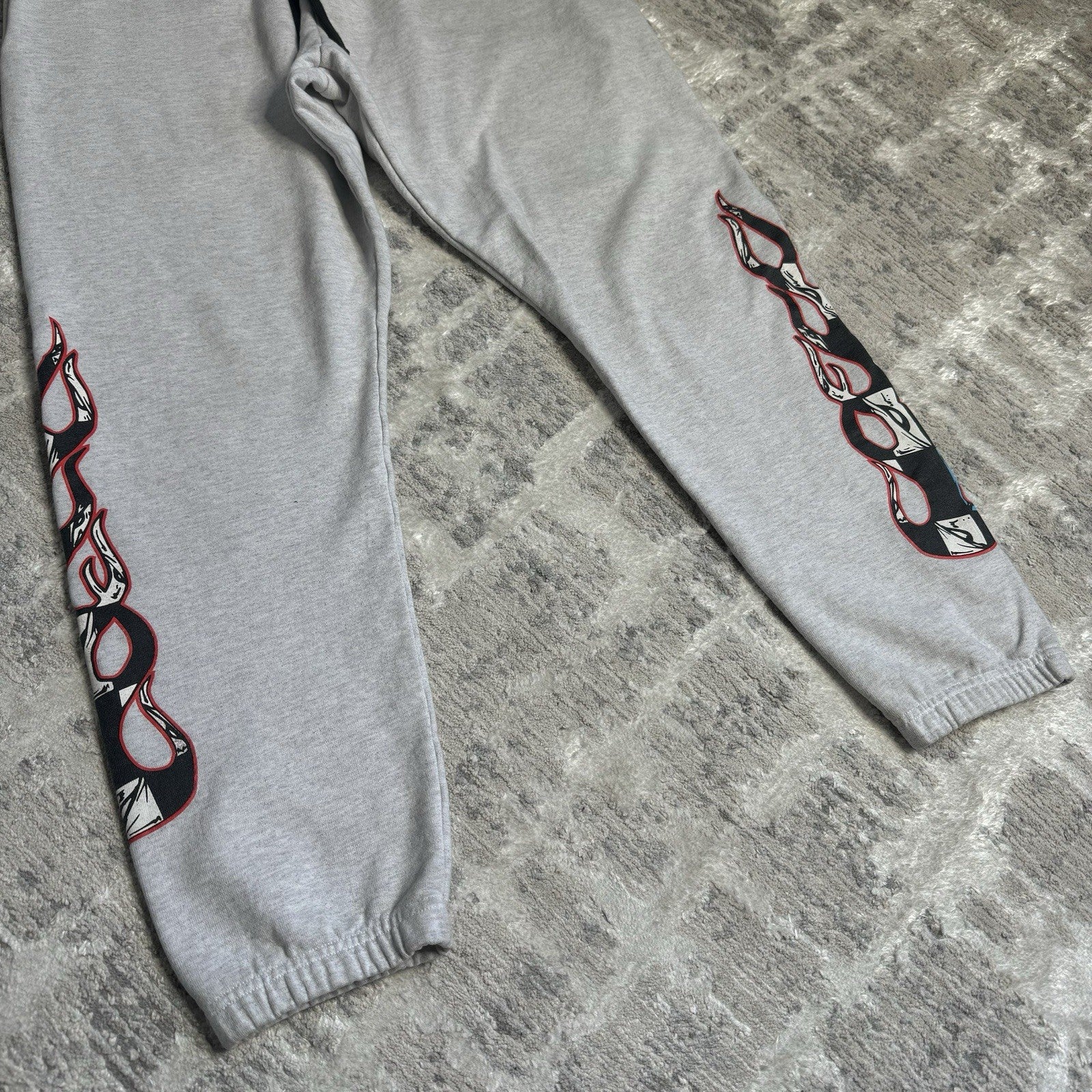 Chrome Hearts Matty Boy Brain Flame Sweatpants 