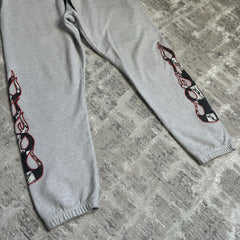 Chrome Hearts Matty Boy Brain Flame Sweatpants 