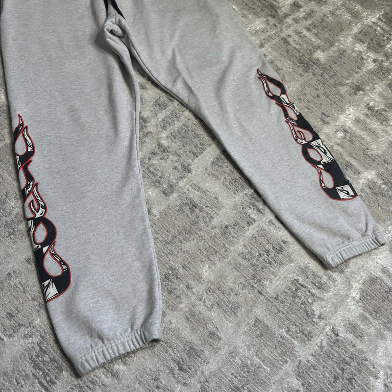 Chrome Hearts Matty Boy Brain Flame Sweatpants 