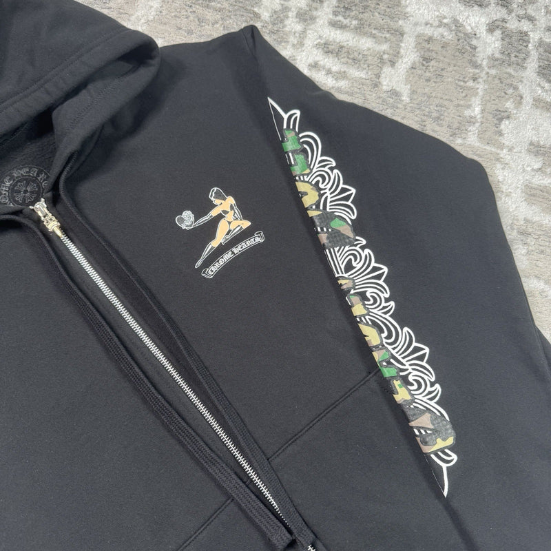 Chrome Hearts Deadly Doll Zip Up Hoodie 