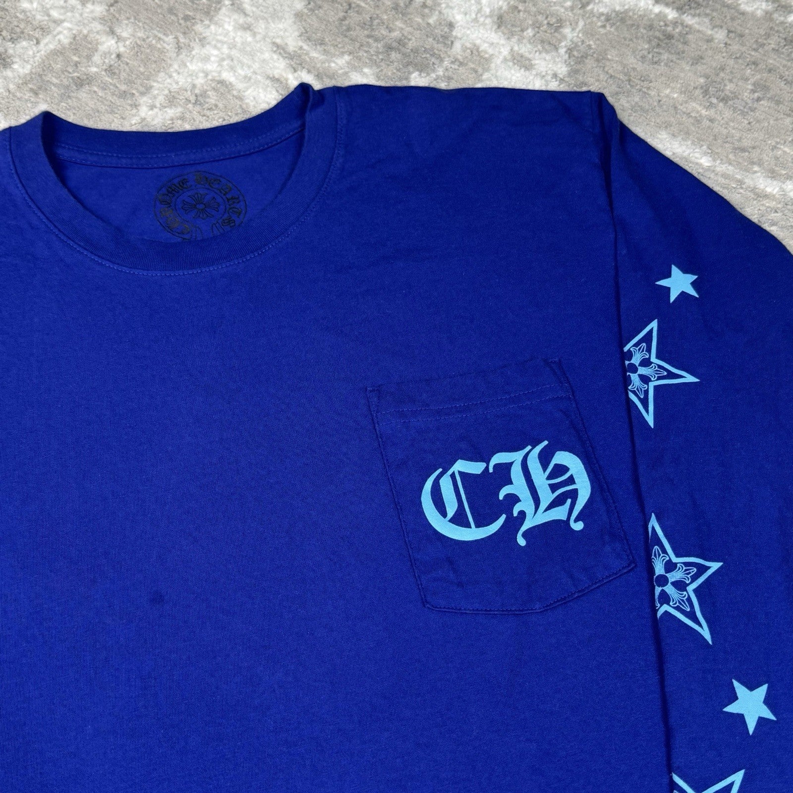 Chrome Hearts Stars Logo Long Sleeve Tee Shirt 