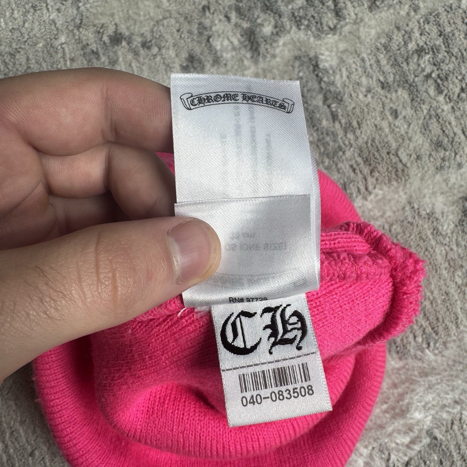 Chrome Hearts CH Embroidered Logo Beanie Hat