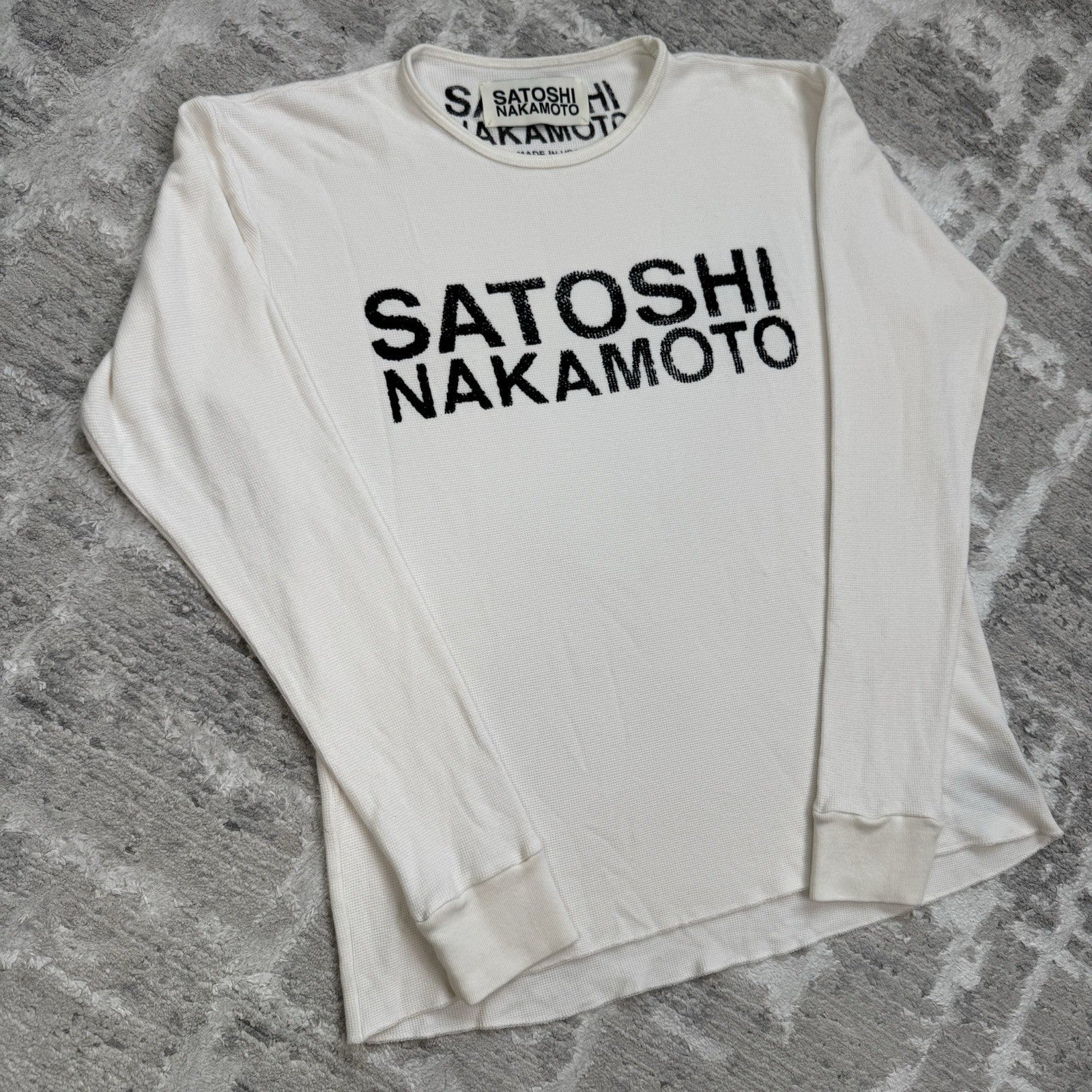 Satoshi Nakamoto Thermal Long Sleeve Shirt 