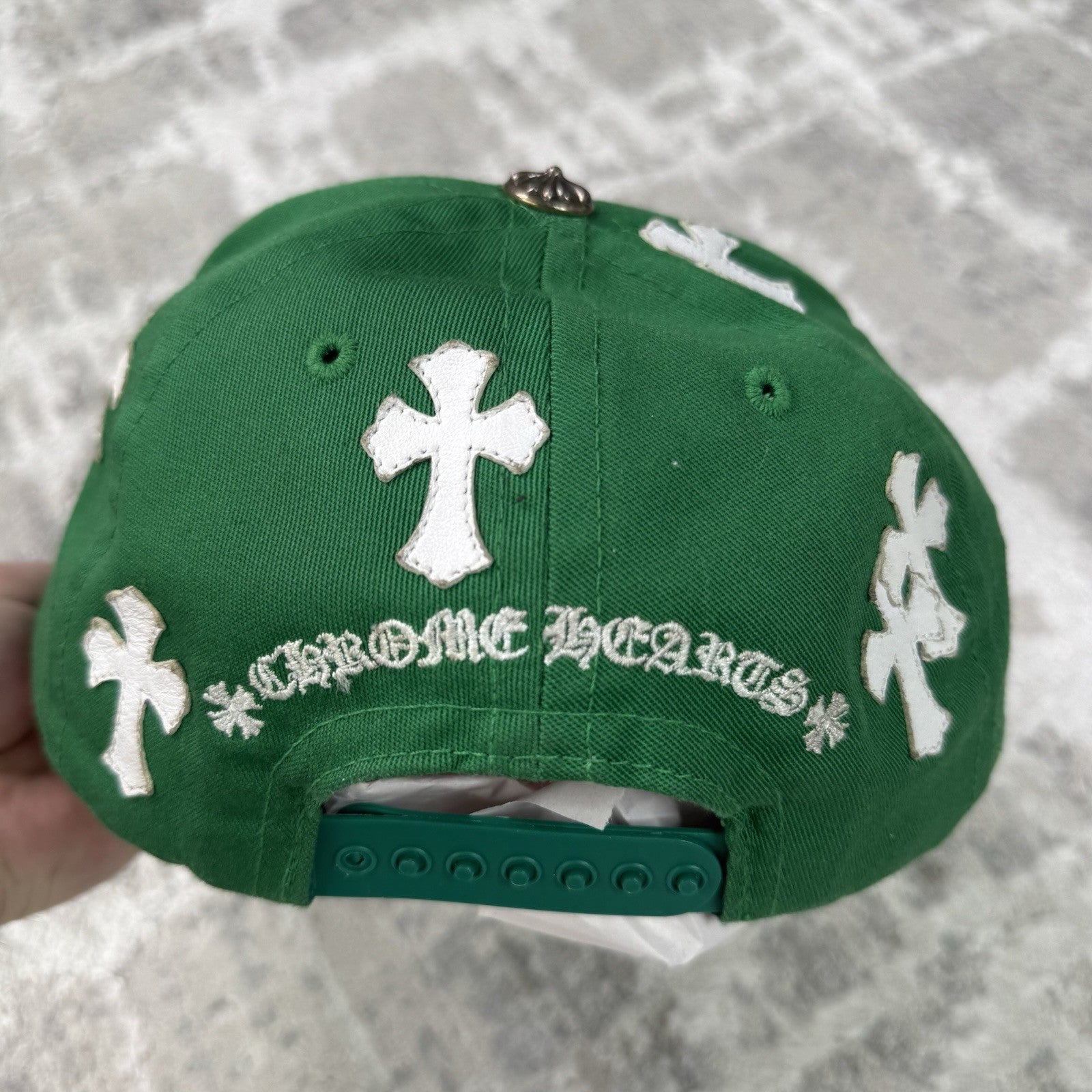 Chrome Hearts Cross Patch Baseball Hat 