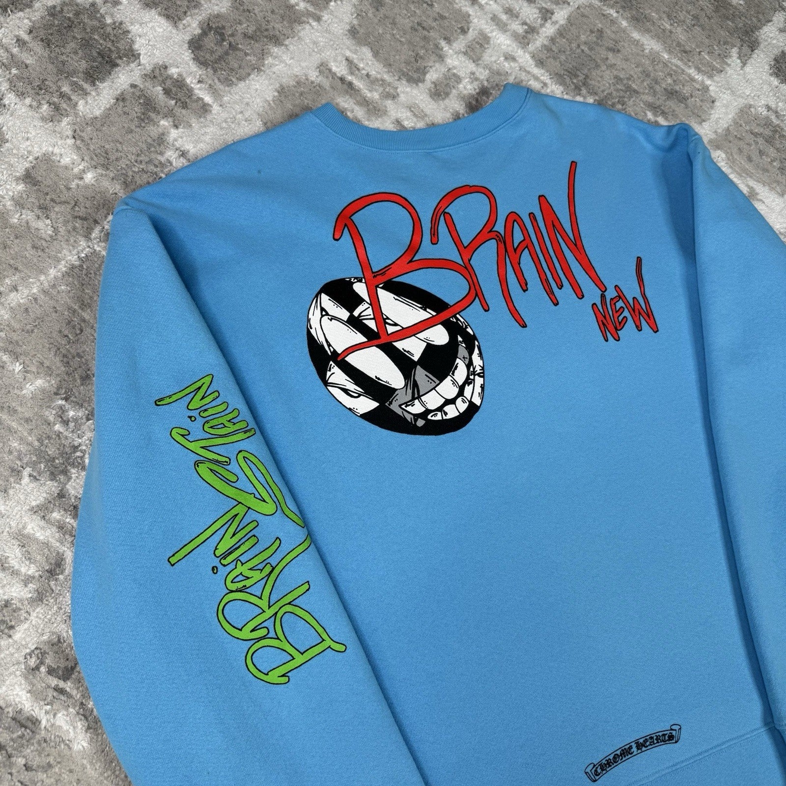Chrome Hearts Matty Boy Brain New Pullover Crewneck Sweatshirt 