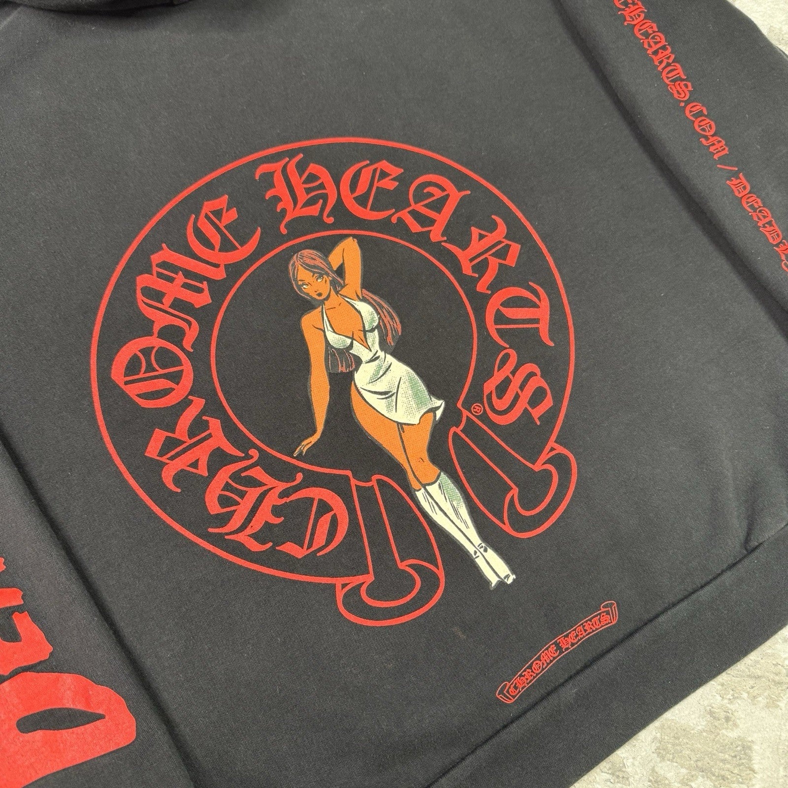 Chrome Hearts Deadly Doll Horseshoe Pullover Hoodie 
