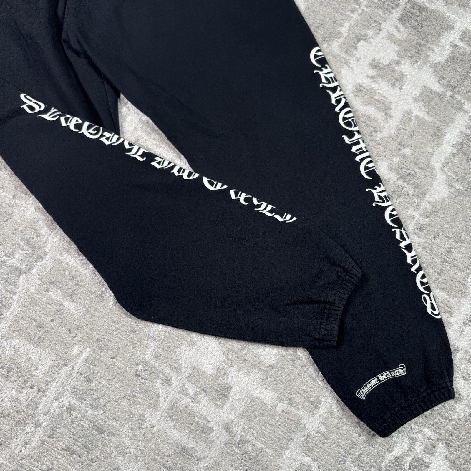 Chrome Hearts Letters Scroll Logo Sweatpants 