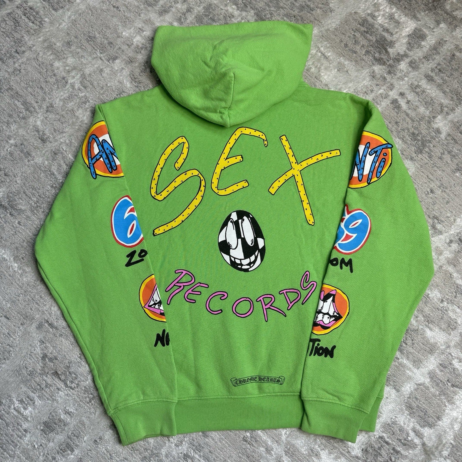 Chrome Hearts Matty Boy Sex Records Pullover Hoodie 