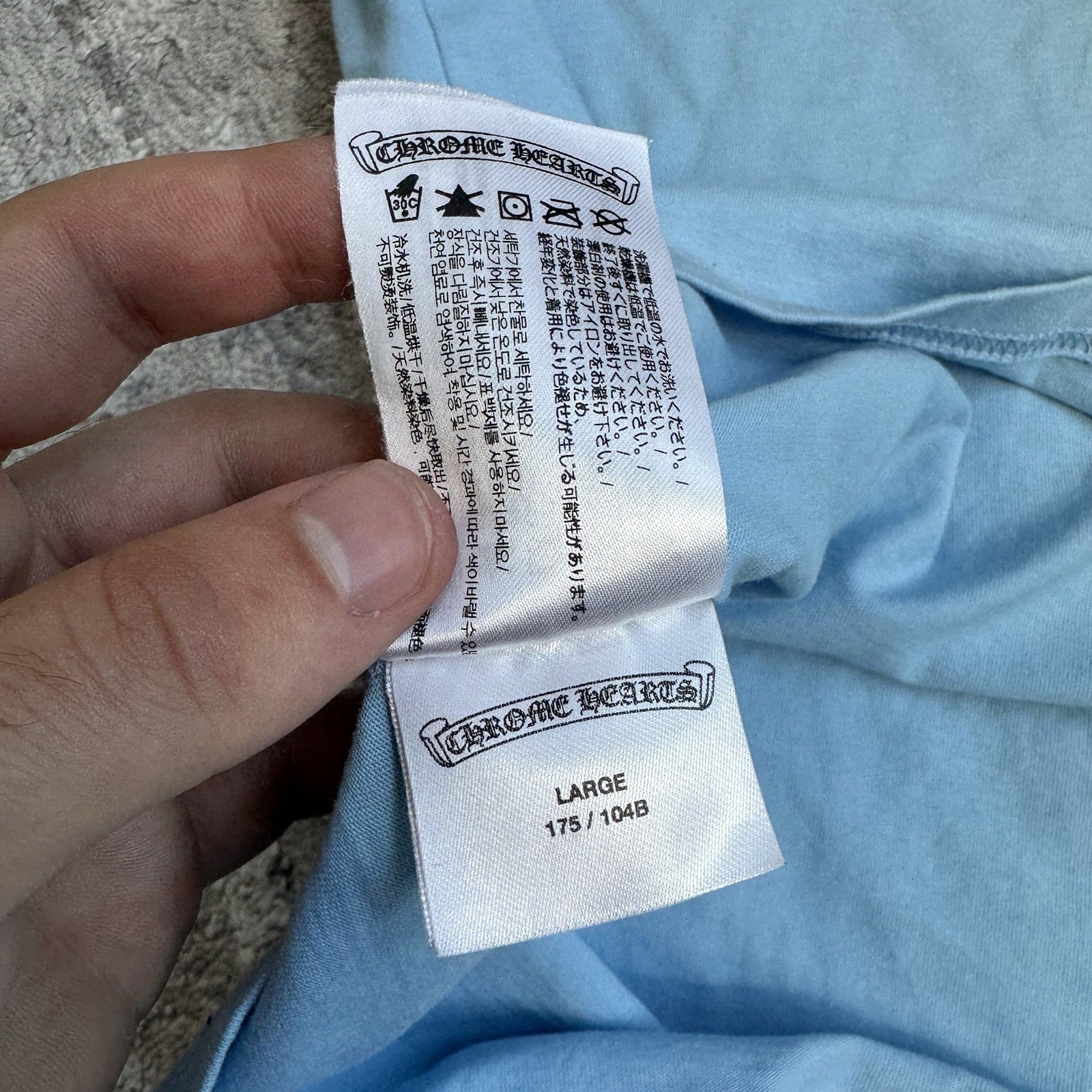 Chrome Hearts Miami Art Basil Dagger S/S Pocket Tee Shirt 