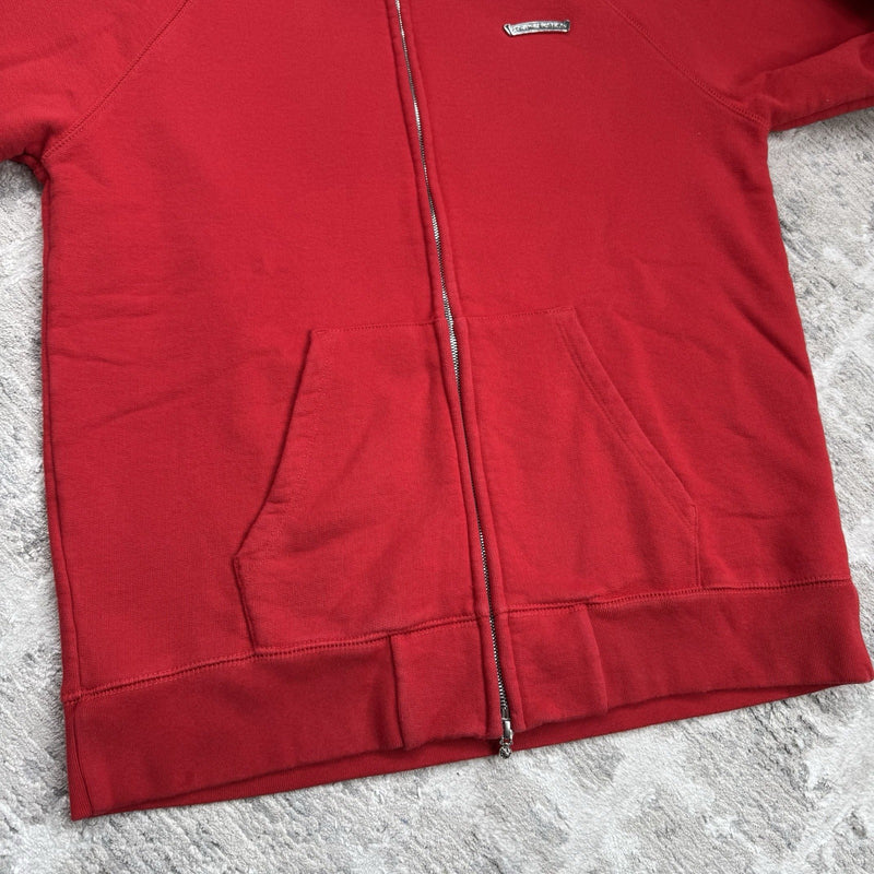 Chrome Hearts King Taco Triple Cross Embroidered Zip Up Hoodie 