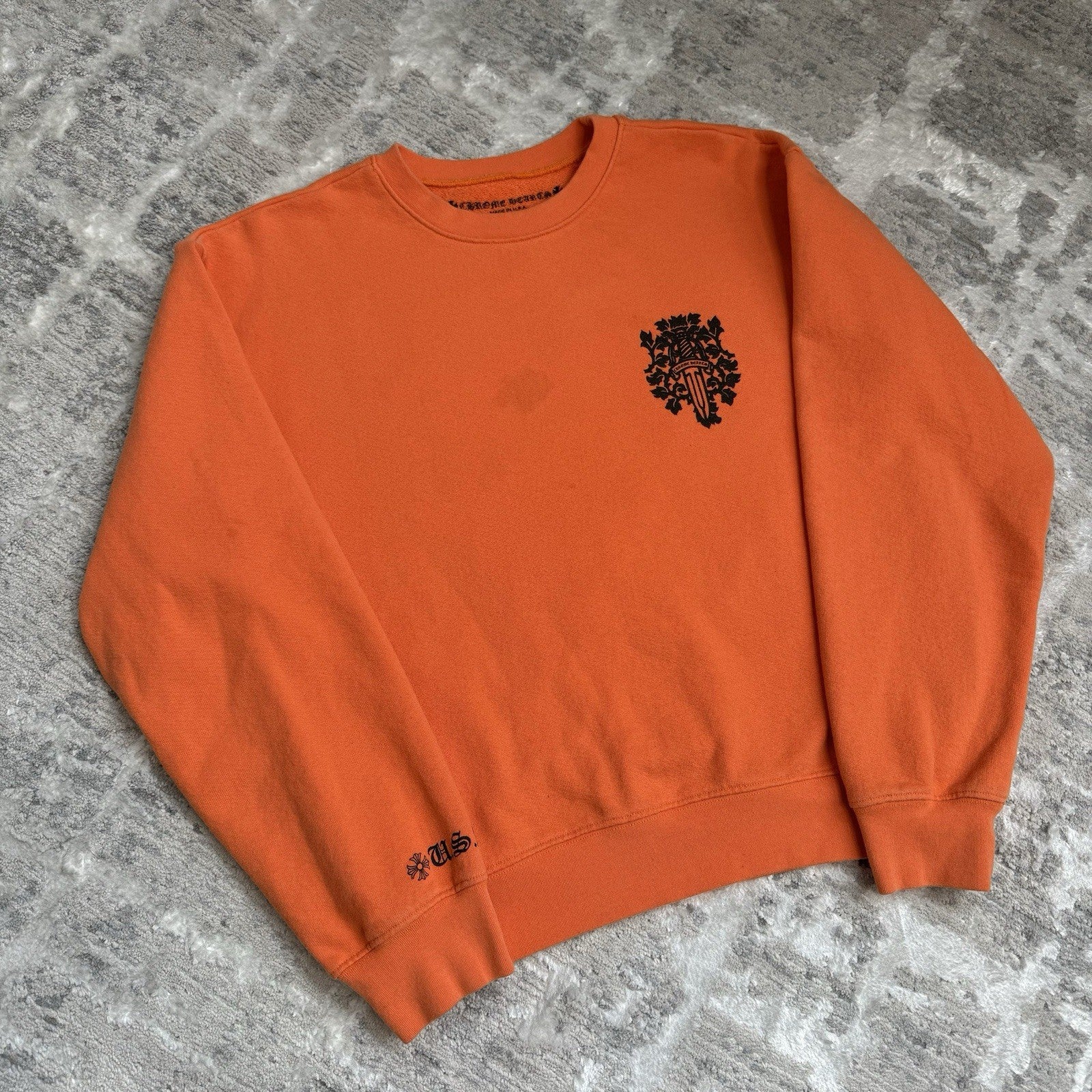 Chrome Hearts Dagger Back Logo Pullover Crewneck 