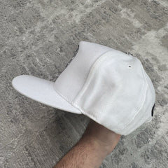 Chrome Hearts Horseshoe Logo Waxed Denim Hat 