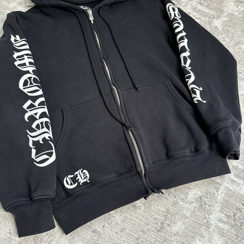 Chrome Hearts Thermal Horseshoe Dagger Zip Up Hoodie 