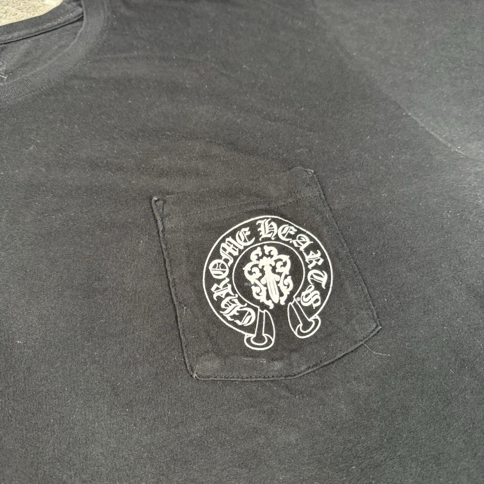 Chrome Hearts USA Dagger Flag Short Sleeve Tee Shirt 