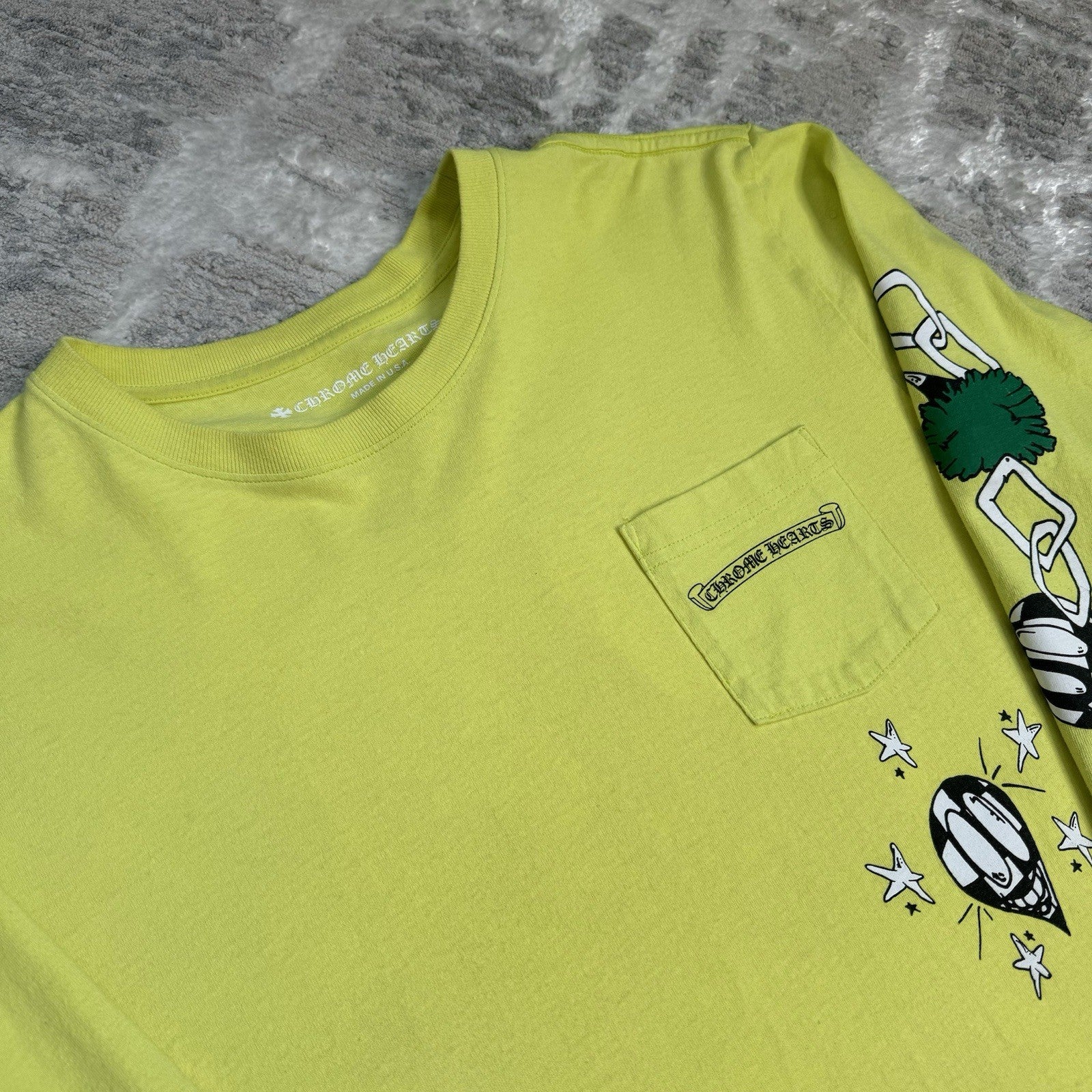 Chrome Hearts Matty Boy Link Long Sleeve Pocket Tee Shirt 