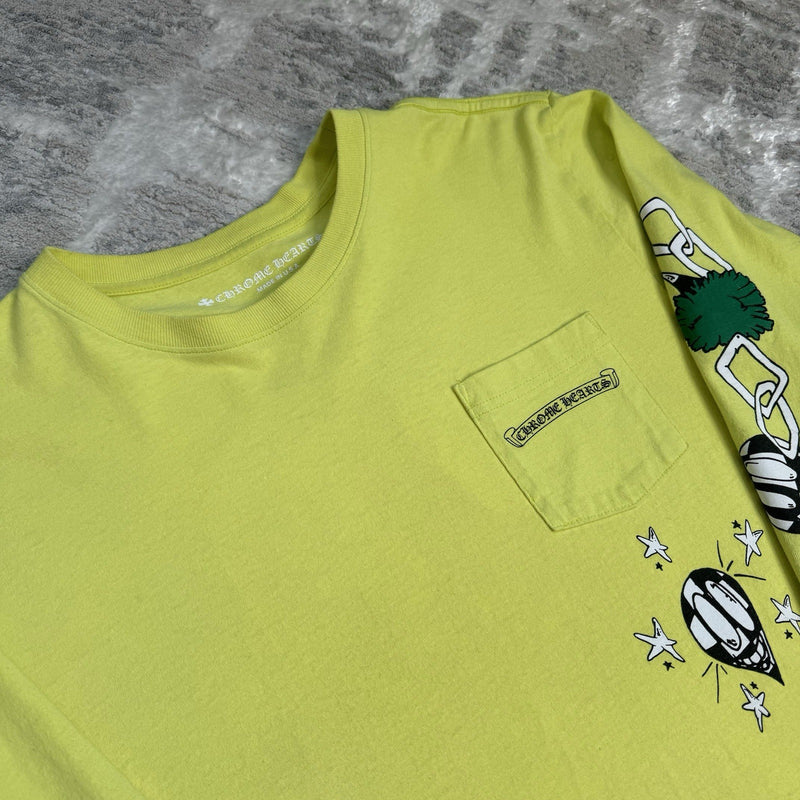 Chrome Hearts Matty Boy Link Long Sleeve Pocket Tee Shirt 