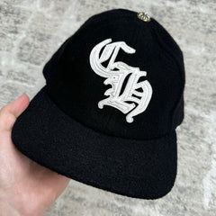 Chrome Hearts Wool Leather Strap Hat ‘black’ 