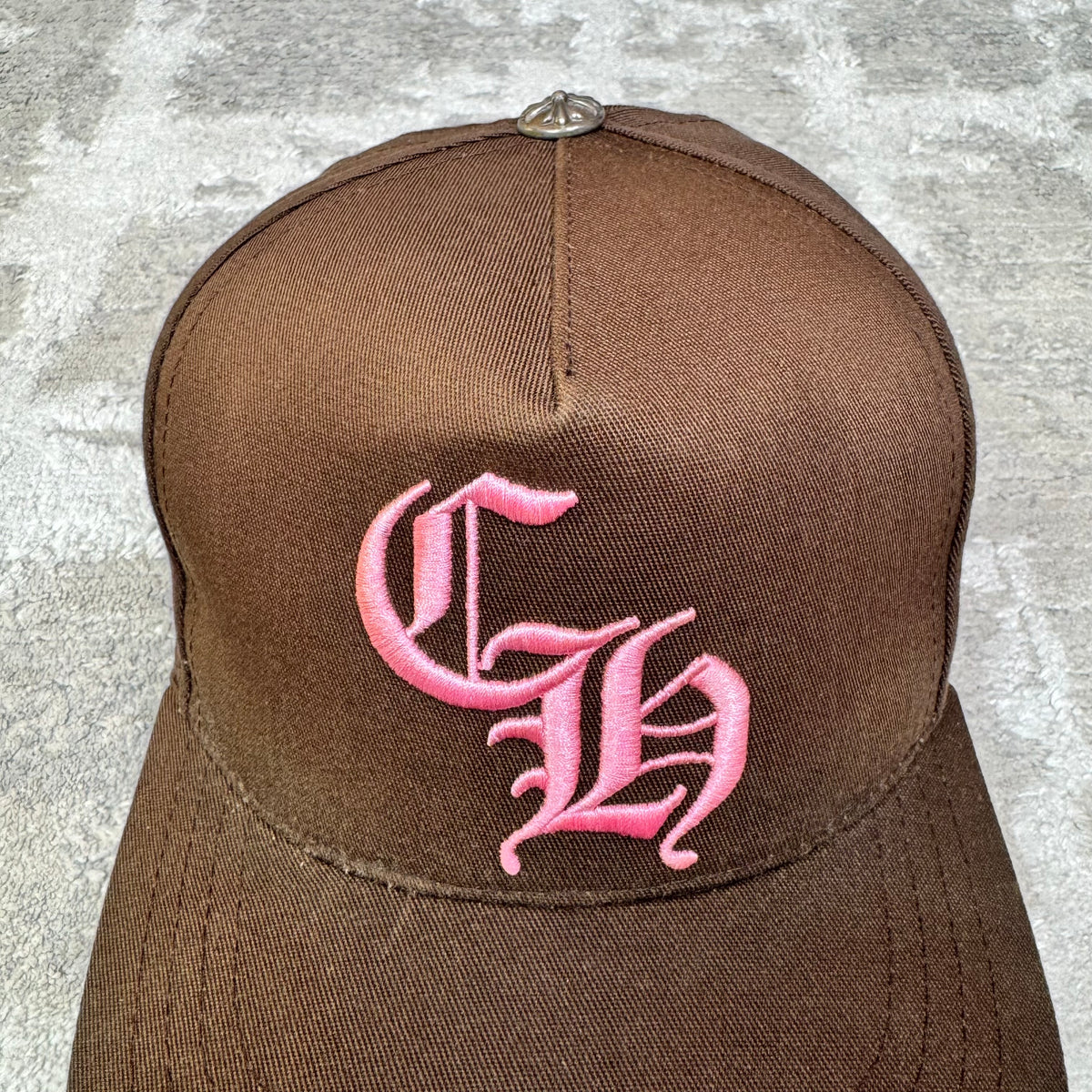 Chrome hearts baseball brown pink hat - Million Dollar Streetwear