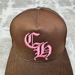 Chrome hearts baseball brown pink hat - Million Dollar Streetwear
