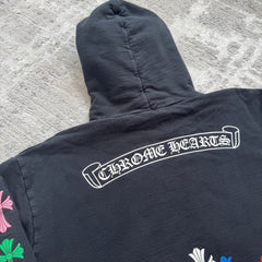 Chrome hearts cemetery multi-color cross pullover hoodie - Million Dollar Streetwear