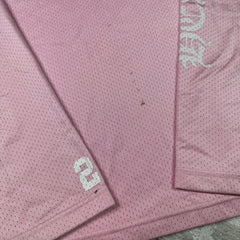 Chrome hearts love you pink mesh long sleeve stadium jersey - Million Dollar Streetwear